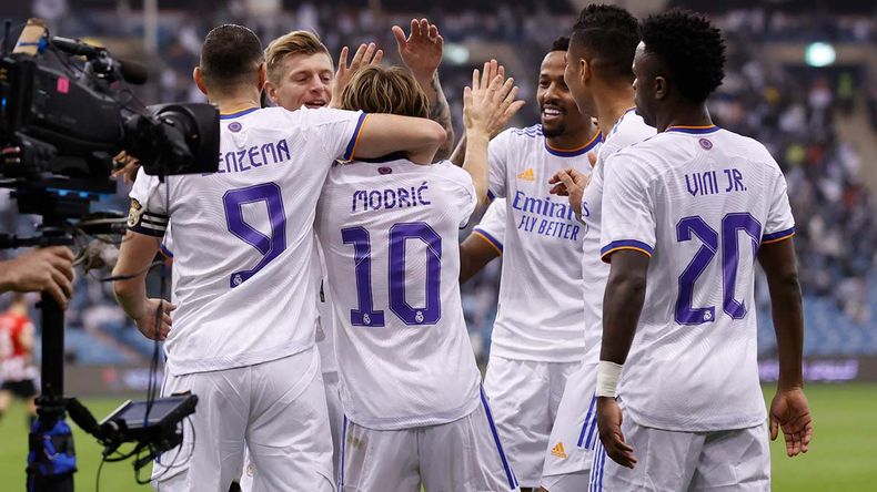 Real Madrid, otra vez campeón: le ganó a Athletic Bilbao y se quedó con la  Supercopa de España