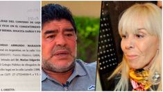 Diego Maradona pide que se anule el acuerdo por división de bienes con Claudia Villafañe Diego Maradona pide que se anule el acuerdo por división de bienes con Claudia Villafañe