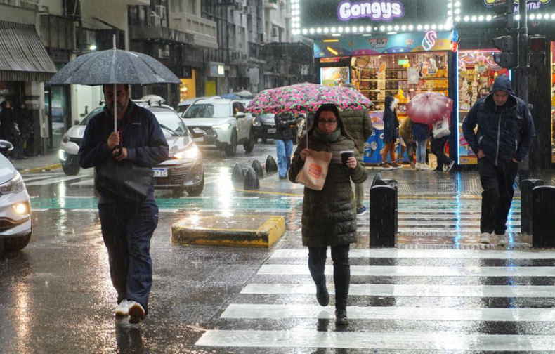 Pronosticaron abundante caída de agua en cortos períodos y en forma localizada