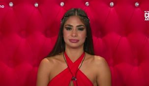 Daniela en el confesionario de Gran Hermano. Daniela en el confesionario de Gran Hermano.