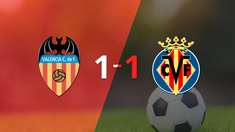 valencia y villarreal empataron 1 a 1 en el derbi de la comunitat