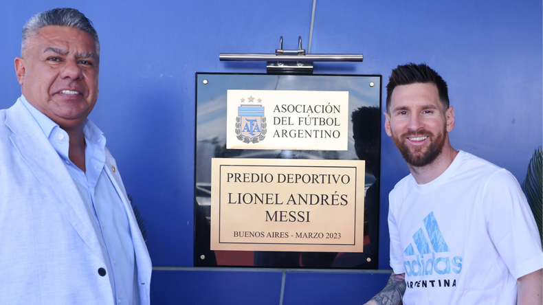 El homenaje eterno del fútbol argentino a Lionel Messi
