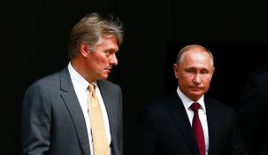 Dmitri Peskov y Vladimir Putin. Dmitri Peskov y Vladimir Putin.