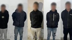 Tres de los detenidos cuentan con antecedentes por robo agravado por uso de armas, robo, arrebato, tentativa de hurto y encubrimiento Tres de los detenidos cuentan con antecedentes por robo agravado por uso de armas, robo, arrebato, tentativa de hurto y encubrimiento