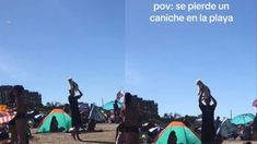 Se les perdió el caniche en la playa y sus dueños sorprendieron con su forma de buscarlo. Se les perdió el caniche en la playa y sus dueños sorprendieron con su forma de buscarlo.