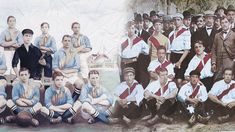 Formaciones de Boca y River en los primeros años del 1900. Formaciones de Boca y River en los primeros años del 1900.