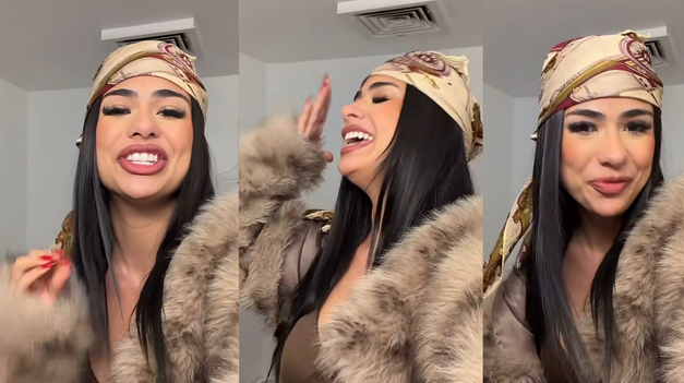 La felicidad de Daniela Celis tras el éxito de su casting para conseguir chongo.