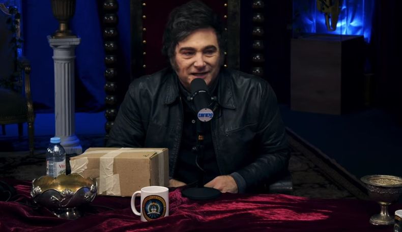 Javier Milei en La Misa.