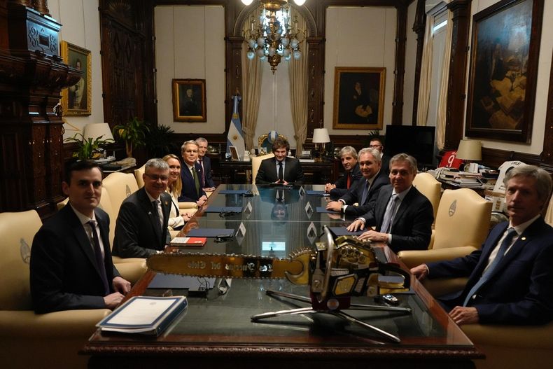 Javier Milei se reuni&oacute; con Scott Bessent.