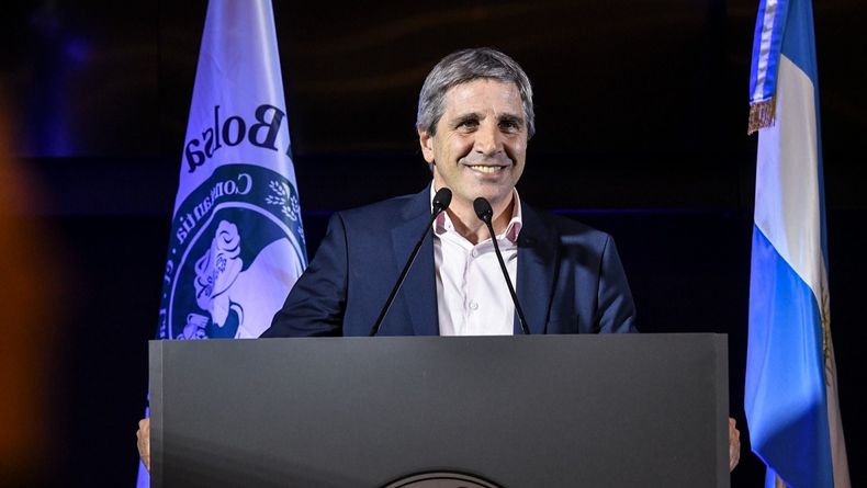 El ministro de Economía, Luis Caputo.