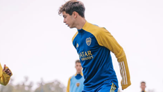Francisco Baridó entrenando para Boca Juniors. Francisco Baridó entrenando para Boca Juniors.