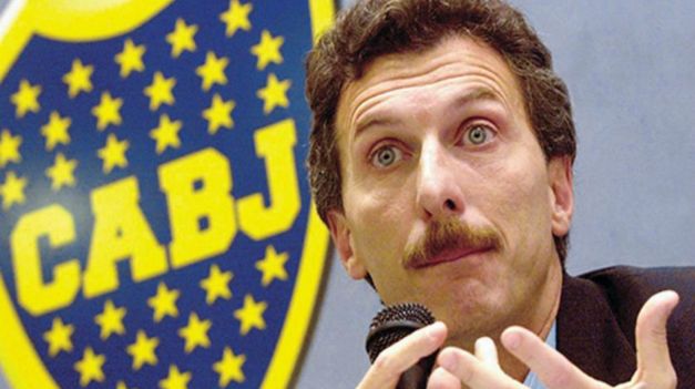 Mauricio Macri durante su etapa como presidente de Boca.