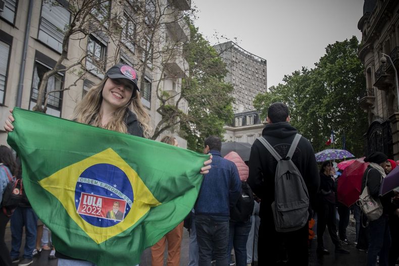 Los brasileños en la Argentina votaron en Buenos Aires.