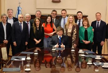 Javier Milei encabezó una reunión de Gabinete.