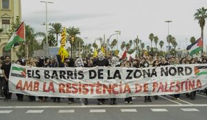 Protestas en Barcelona en apoyo a Palestina Protestas en Barcelona en apoyo a Palestina