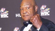 George Foreman tenía 76 años. George Foreman tenía 76 años.