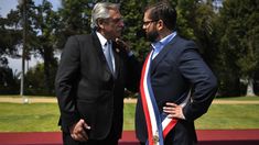 Fernández estuvo presente durante la asunción de Boric. Fernández estuvo presente durante la asunción de Boric.