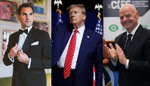 Políticos suizos sugirieron que Infantino y Federer negocien con Trump. Políticos suizos sugirieron que Infantino y Federer negocien con Trump.