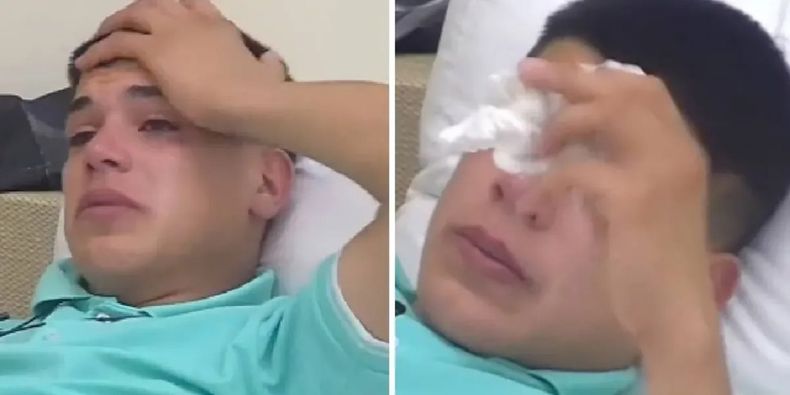 Thiago sabe que su padre estuvo preso.