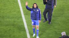 Cavani fue presentado en la Bombonera.