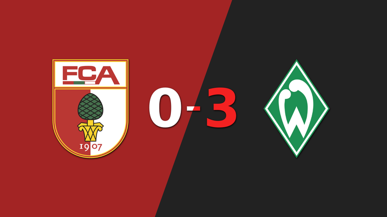 Augsburg cae goleado por 3 a 0 ante Werder Bremen en un vibrante encuentro