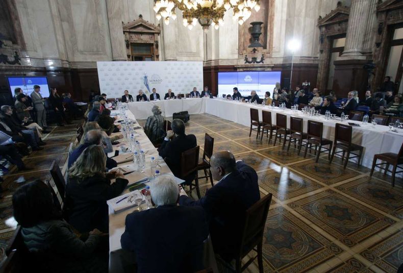 Nuevo plenario de comisiones por la Ley Bases.