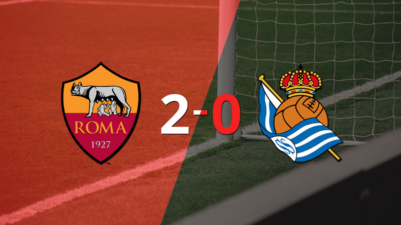 Roma le ganó en la ida a Real Sociedad