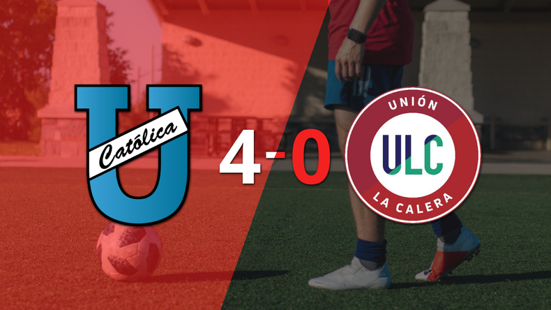 U. Católica (E) golea 4-0 a U. La Calera y José Fajardo firma doblete