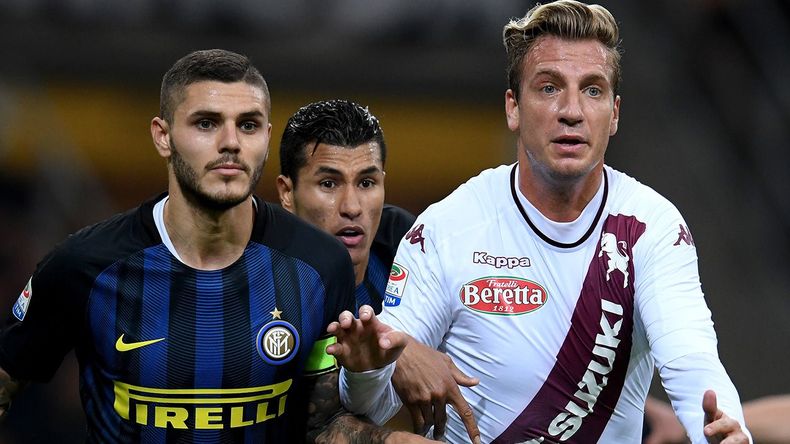 Mauro Icardi y Maxi López.