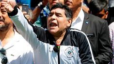 Diego Maradona.  Diego Maradona.