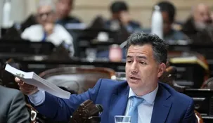 Gabriel Bornoroni, jefe del bloque de La Libertad Avanza en la Cámara de Diputados.