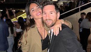 Antonela Roccuzzo y Lionel Messi. Antonela Roccuzzo y Lionel Messi.