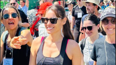 La modelo apareció sonriente tras la separación de Roberto García Moritán por supuestas infidelidades. La modelo apareció sonriente tras la separación de Roberto García Moritán por supuestas infidelidades.