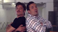 Imperdible: Brad Pitt bailó breakdance en un estacionamiento Imperdible: Brad Pitt bailó breakdance en un estacionamiento