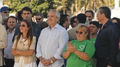 El Presidente inauguró el ciclo de verano del parque temático.&nbsp;