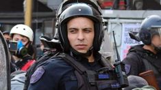Cristian Rivaldi, el policía que gaseó a una nena de diez años en el Congreso.