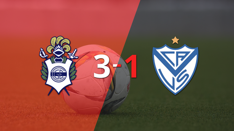 Gran victoria de Gimnasia sobre Vélez por 3-1