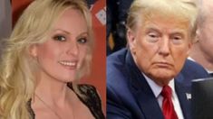 La Fiscalía acusa a Trump de 34 delitos entre los que habría ocultado el pago de 130.000 dólares a Stormy Daniels para comprar su silencio. La Fiscalía acusa a Trump de 34 delitos entre los que habría ocultado el pago de 130.000 dólares a Stormy Daniels para comprar su silencio.