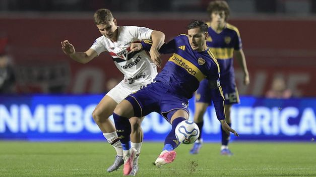 Boca enfrentó a San Pablo en el Morumbí por los cuartos de final de la Copa Sudamericana.&nbsp;
