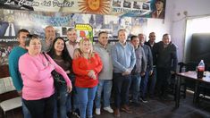 Fernando Gray durante su visita a Pergamino.