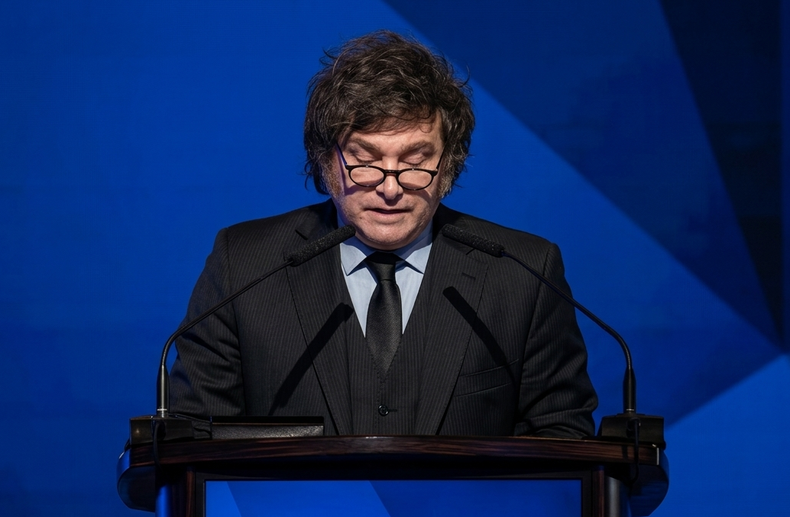 Javier Milei habó en la Conferencia de Presidentes de Caucus de América Latina.