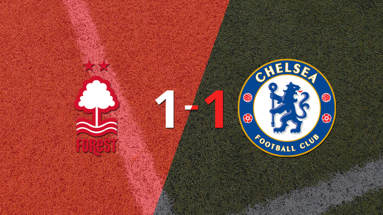 Nottingham Forest y Chelsea empataron 1 a 1