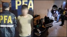 La Policía Federal realizó el procedimiento en Rosario. La Policía Federal realizó el procedimiento en Rosario.