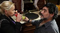 Diego Maradona y Verónica Ojeda juntos, en una fiesta que le prepararon a su hijo Diego Maradona y Verónica Ojeda juntos, en una fiesta que le prepararon a su hijo