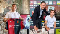 Mateo Retegui fue presentado en Genoa.