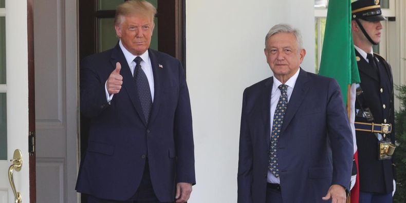 López Obrador defendió a Donald Trump: Buscan impedir su candidatura