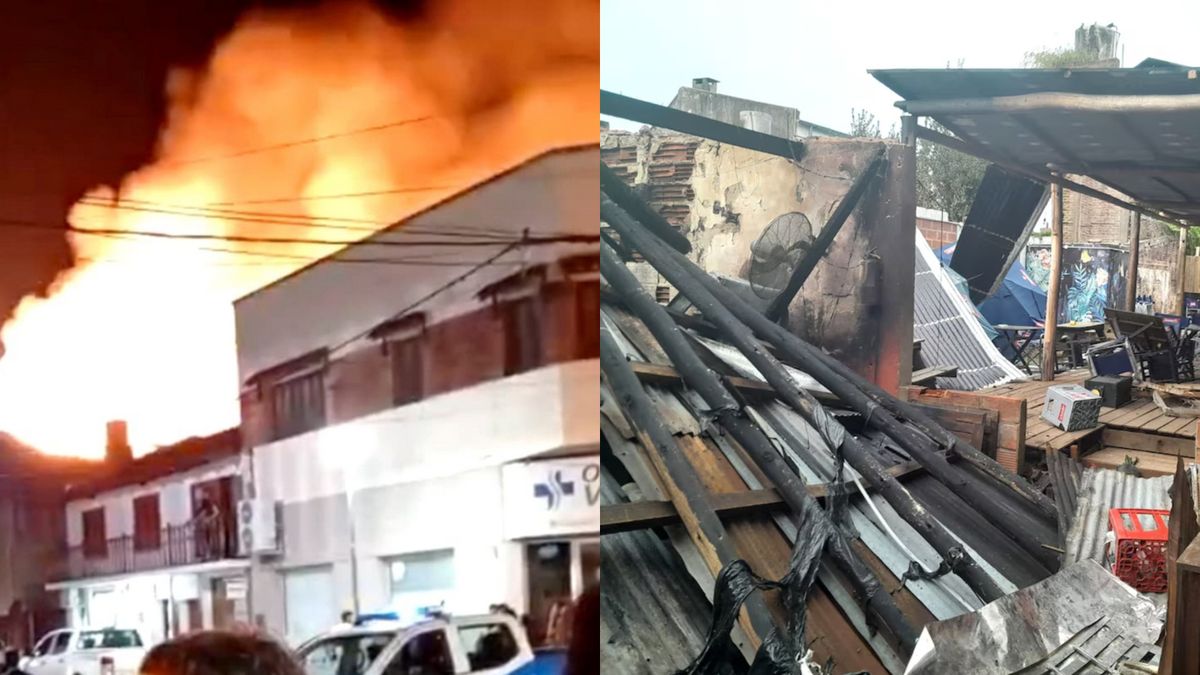 Entre Ríos: explosiones en un bar de Villaguay dejaron 3 heridos graves y destrozos totales