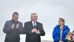 El mandatario encabezó la inauguración de la planta de pretratamiento del Sistema Riachuelo en Dock Sud