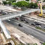 La autopista permanecerá cerrada durante el fin de semana.&nbsp;
