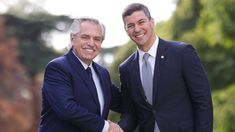 Alberto Fernández recibió a Santiago Peña. Alberto Fernández recibió a Santiago Peña.